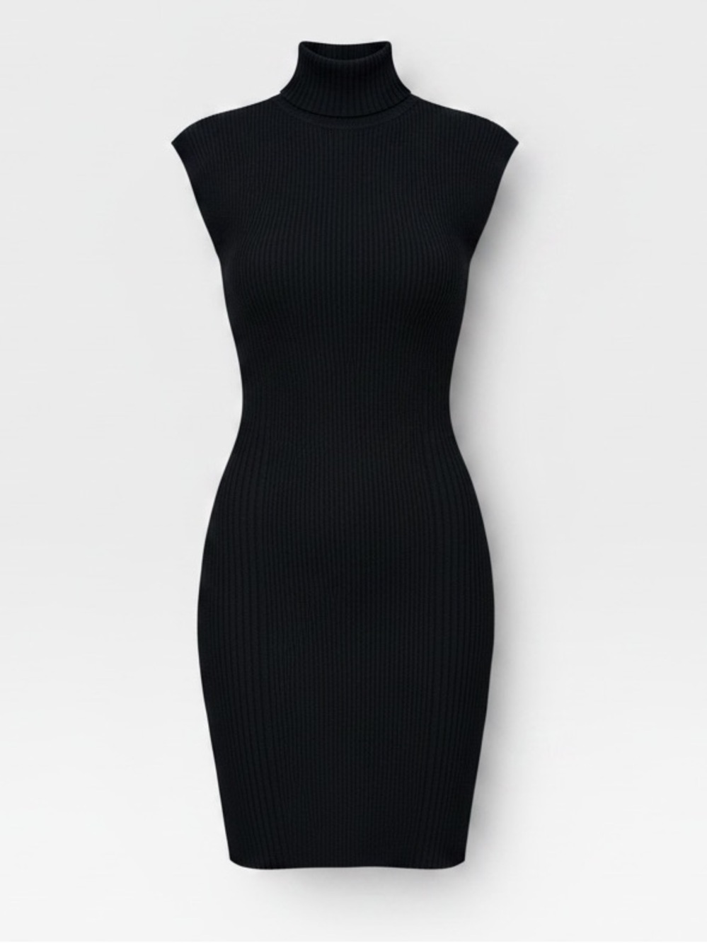 NWT Maniere De Voir Black Knit Dress